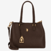 U.S. POLO ASSN. Jones Double handle Handväska - Mörkbrun