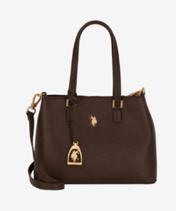 U.S. POLO ASSN. Jones Double handle Handväska - Mörkbrun