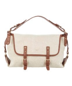 Ulrika Design Handväska med axelrem - Canvas Brun