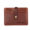Korthållare i skinn House of Sajaco RFID Cognac