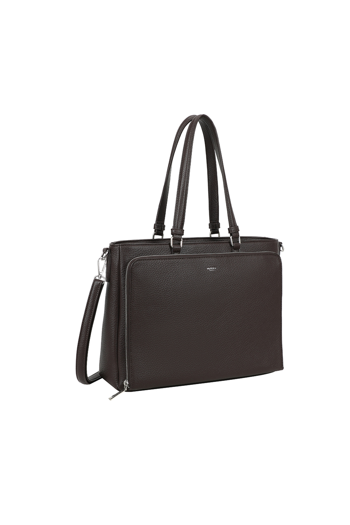 Ulrika Design – Business – väska i för laptop 14″ - Mörkbrun