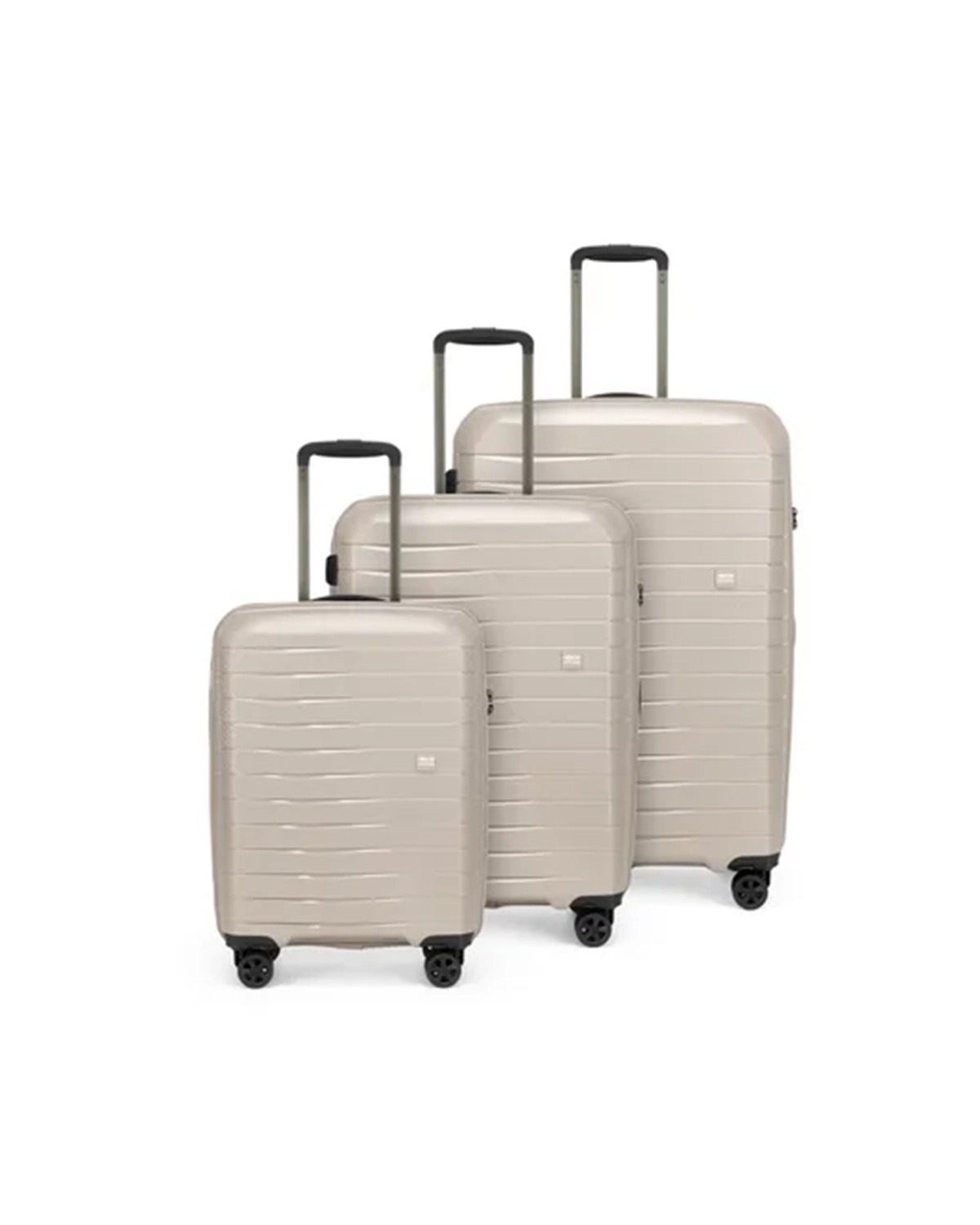 Airbox Resväskor AZ18 – 3-Set 55-65-74cm Champagne
