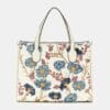 Guess Handväska med axelrem Zaria Vit blomning-HWKF7330220