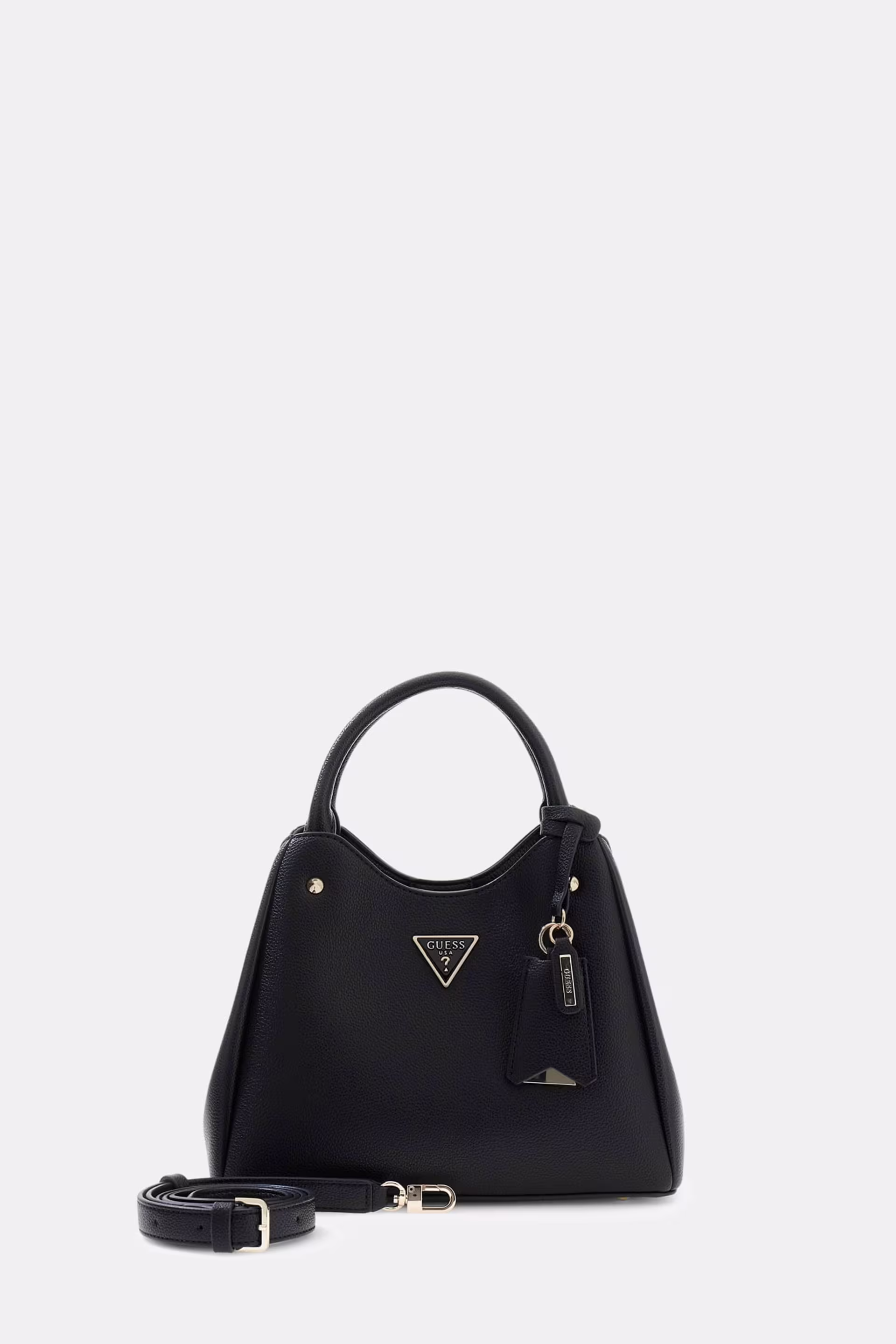Guess Meridian-logotyp handväska med axelrem – Svart - Bild 6
