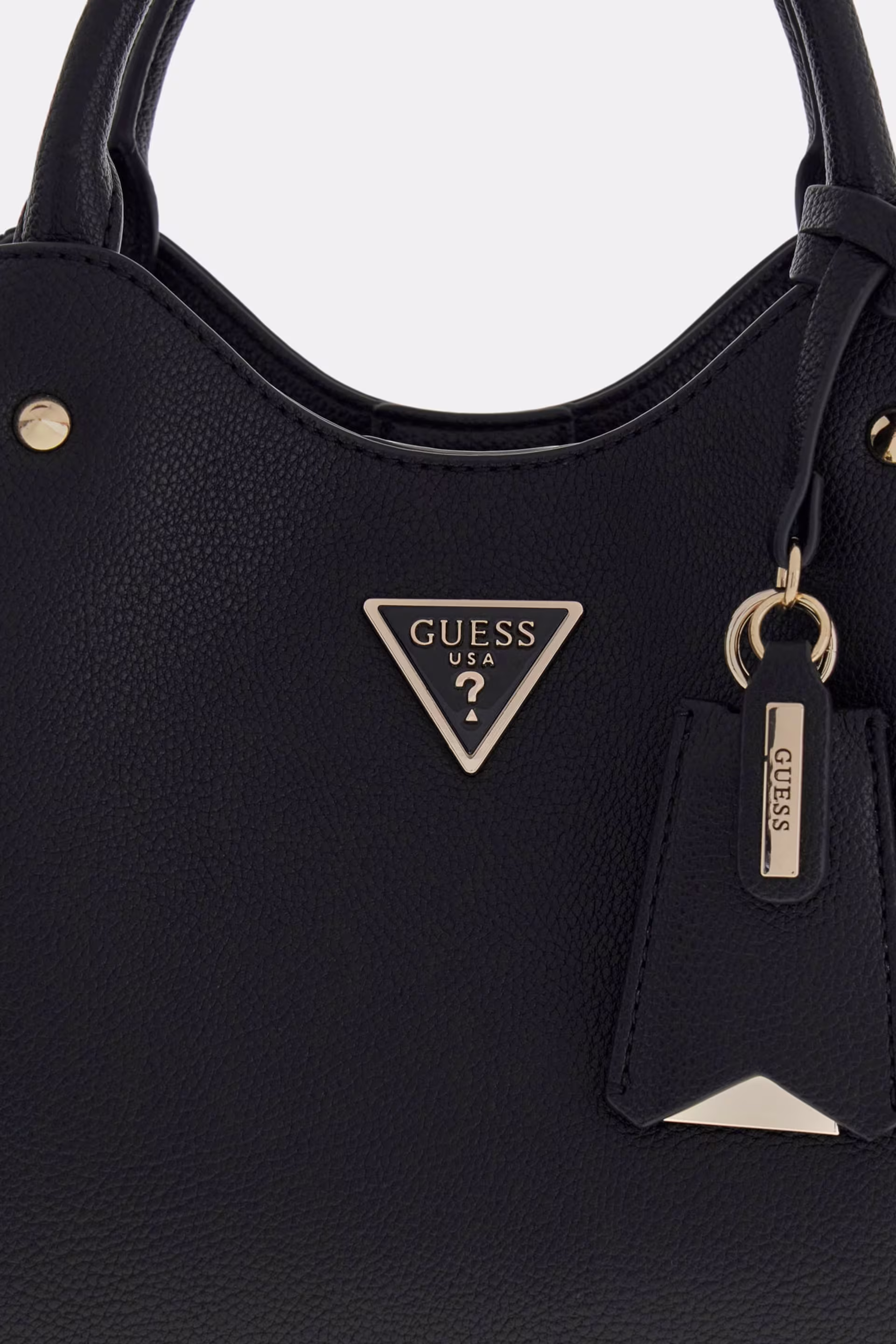 Guess Meridian-logotyp handväska med axelrem – Svart - Bild 5