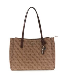 Guess NOELLE TOTE - Shoppingväska brown