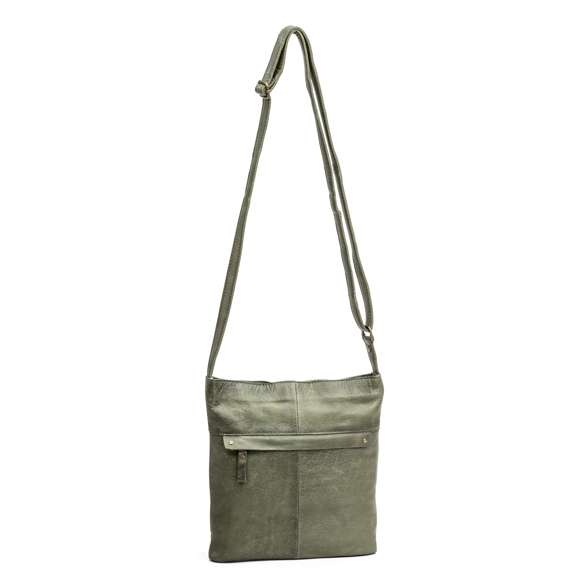 House of Nordic Väska crossover i skinn-Moss - Bild 2