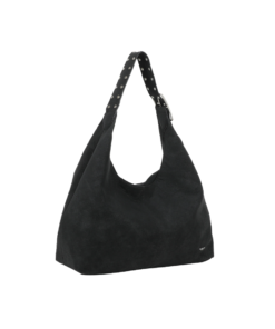 Ulrika Design Handväska Suede Mocka imitation - Svart