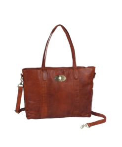 House of Nordic, vintage Tote bag/stor handväska - Cognac