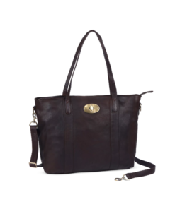 House of Nordic, vintage Tote bag/stor handväska - Mörkbrun