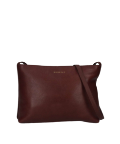 Burkely Fine Florence axelremsväska i skinn - Burgundy