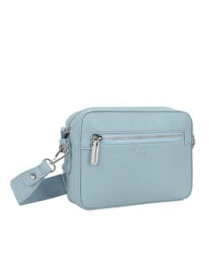 Ulrika Design –axelremväska-Bar Zipper-Lusblå