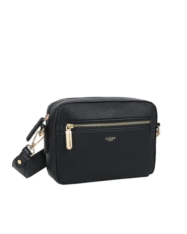 Ulrika Design –axelremväska-Bar Zipper-Svart
