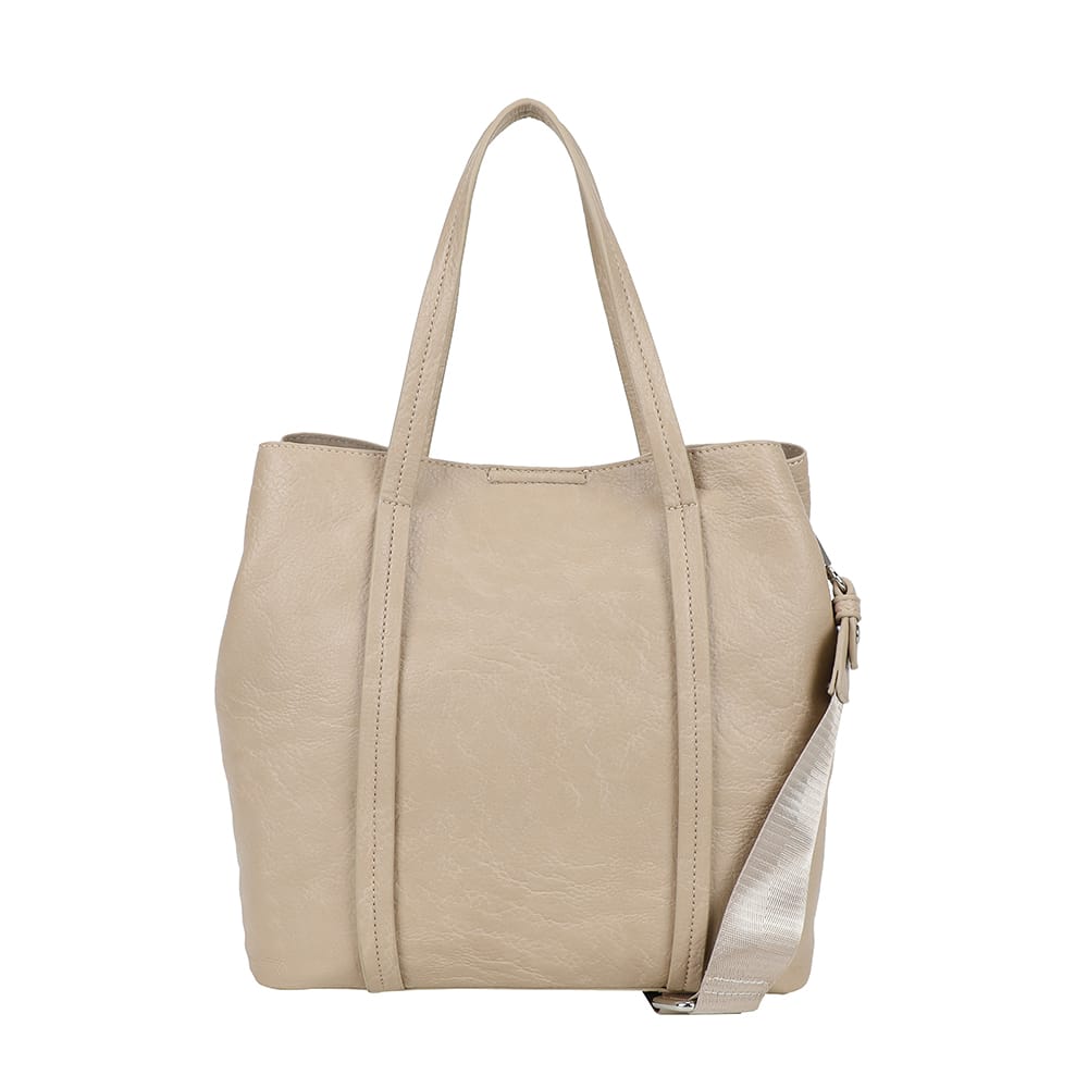 Ulrika Design – POCKE– handväska med axelrem-Beige - Bild 2